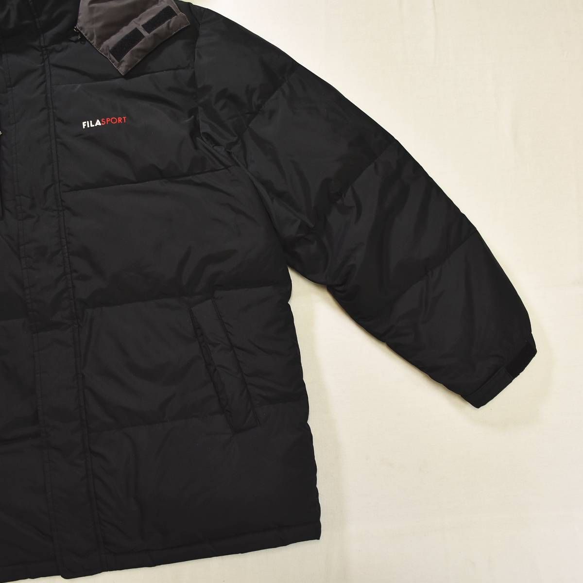 フィラ スポーツ FILA SPORT フーデット キルティング ダウン 