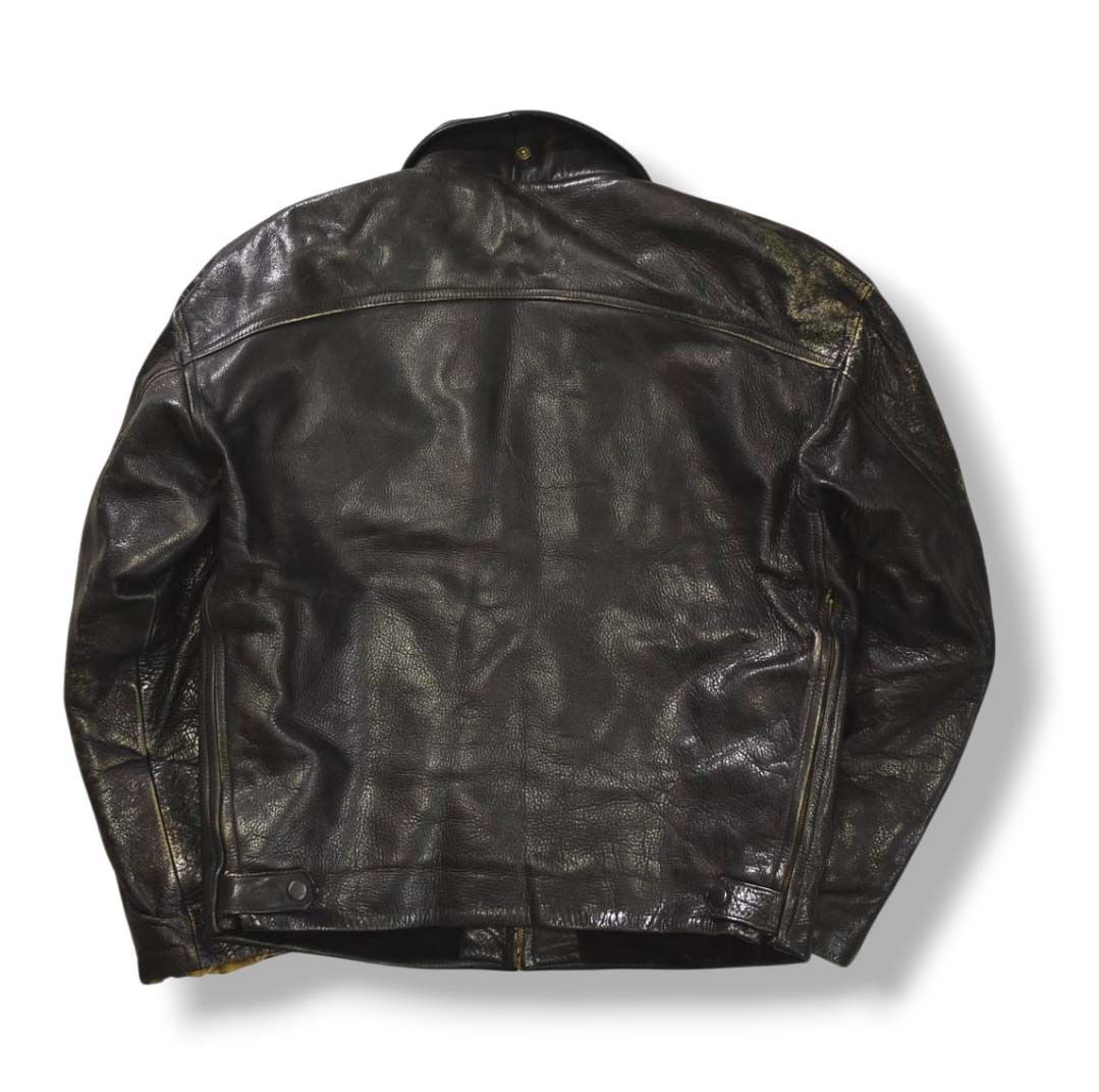 入手困難】 60s 70s ヴィンテージ unknown 牛革 カウハイド レザー