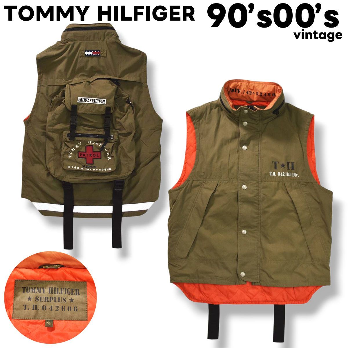 希少】 90s 00s ヴィンテージ トミーヒルフィガー TOMMY HILFIGER 