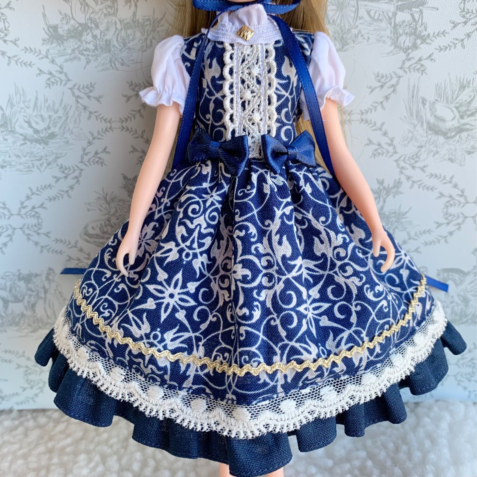 グーグリーちゃん紺色のワンピースハンドメイド 刀剣乱舞ONLINE 山姥切国広ワンピース【受注】-Melody BasKet