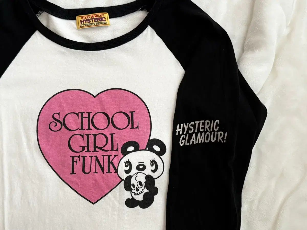 HYSTERIC GLAMOUR(ヒステリックグラマー) 7分 ラグラン Tシャツ 【公式 
