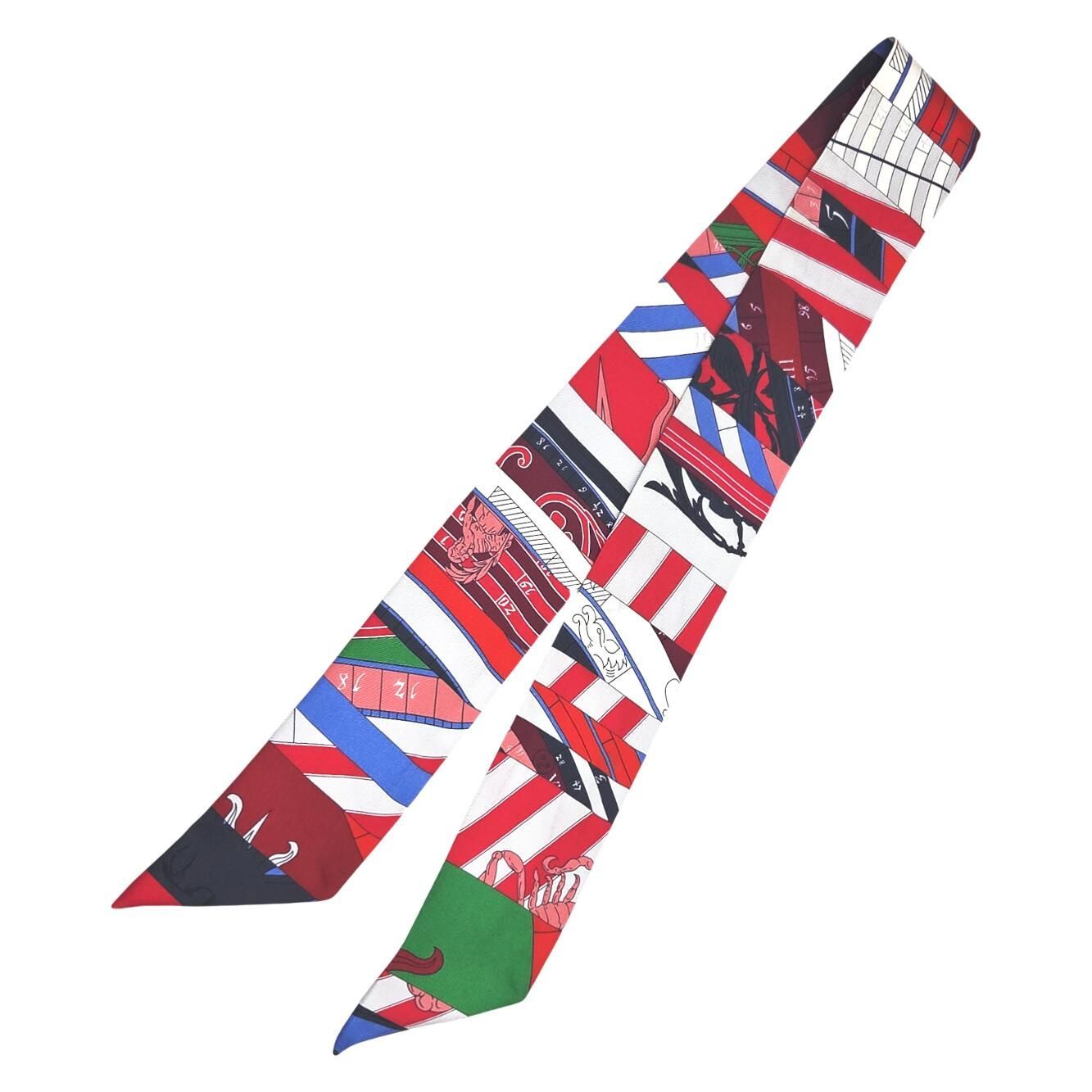 HERMES エルメス トゥイリー ツイリー 占星術 シルク スカーフ 絹