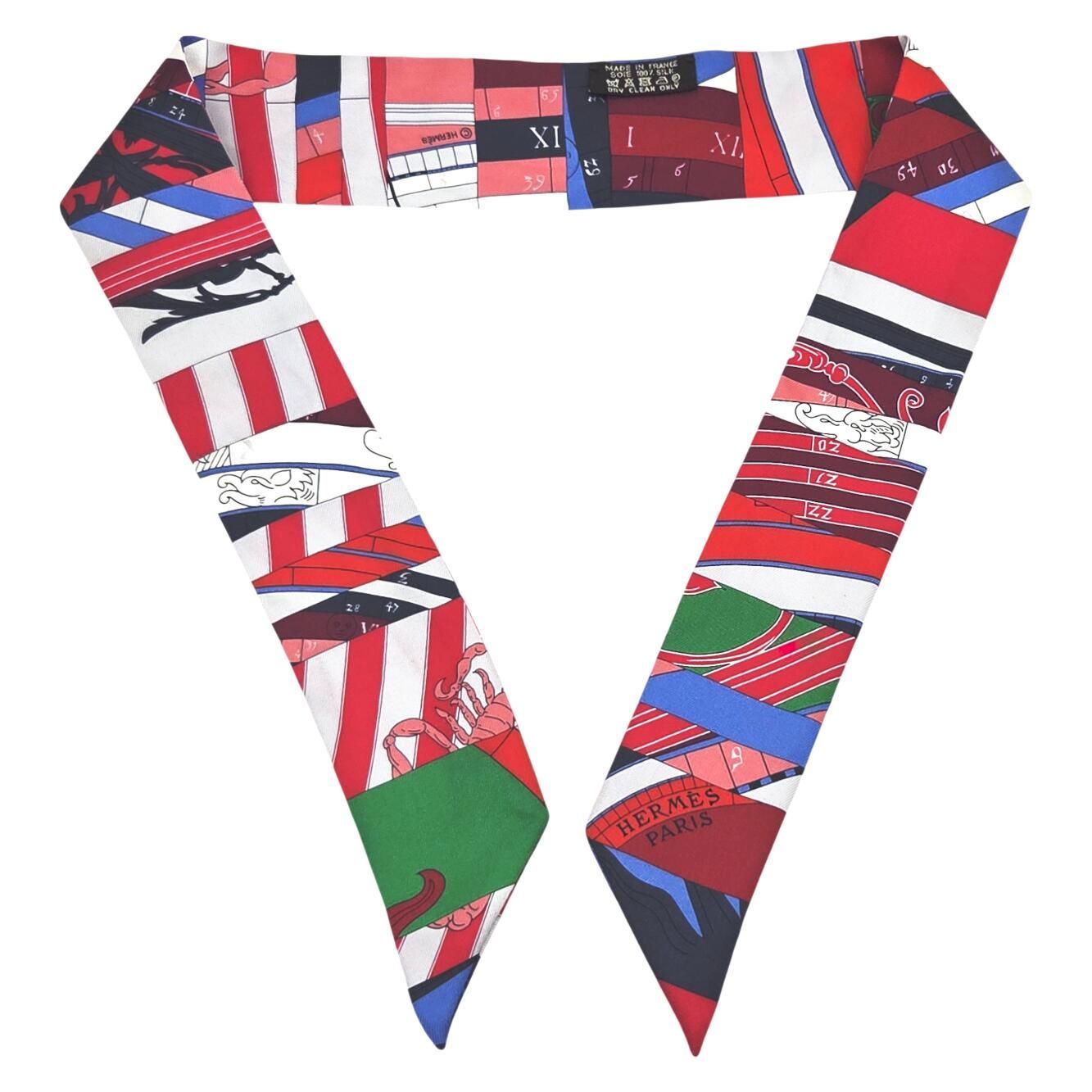 HERMES エルメス トゥイリー ツイリー 占星術 シルク スカーフ 絹