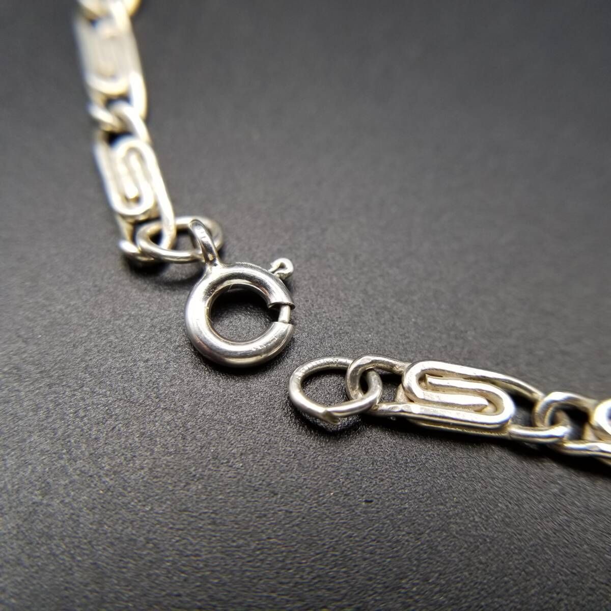 渦 デザイン チェーン ロング 925 スタイリッシュ ヴィンテージ