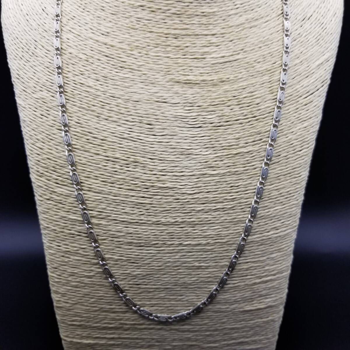 渦 デザイン チェーン ロング 925 スタイリッシュ ヴィンテージ