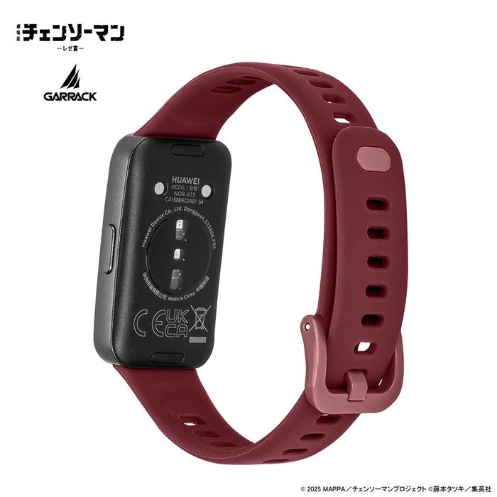 ギャラック GARRACK 腕時計 スマートウォッチ チェンソーマン コラボ マキマ HUC-CM-BD10-M レッド 文字盤 アルミニウム シリコンベルト バッテリー充電 【箱・保付き】