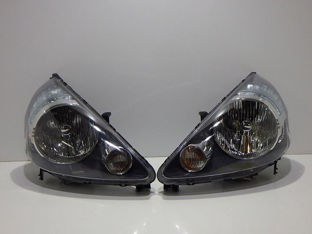 フィット ヘッドライト左右 HID GD1/2 レベ無 P4945 コーティング 綺麗 251220018