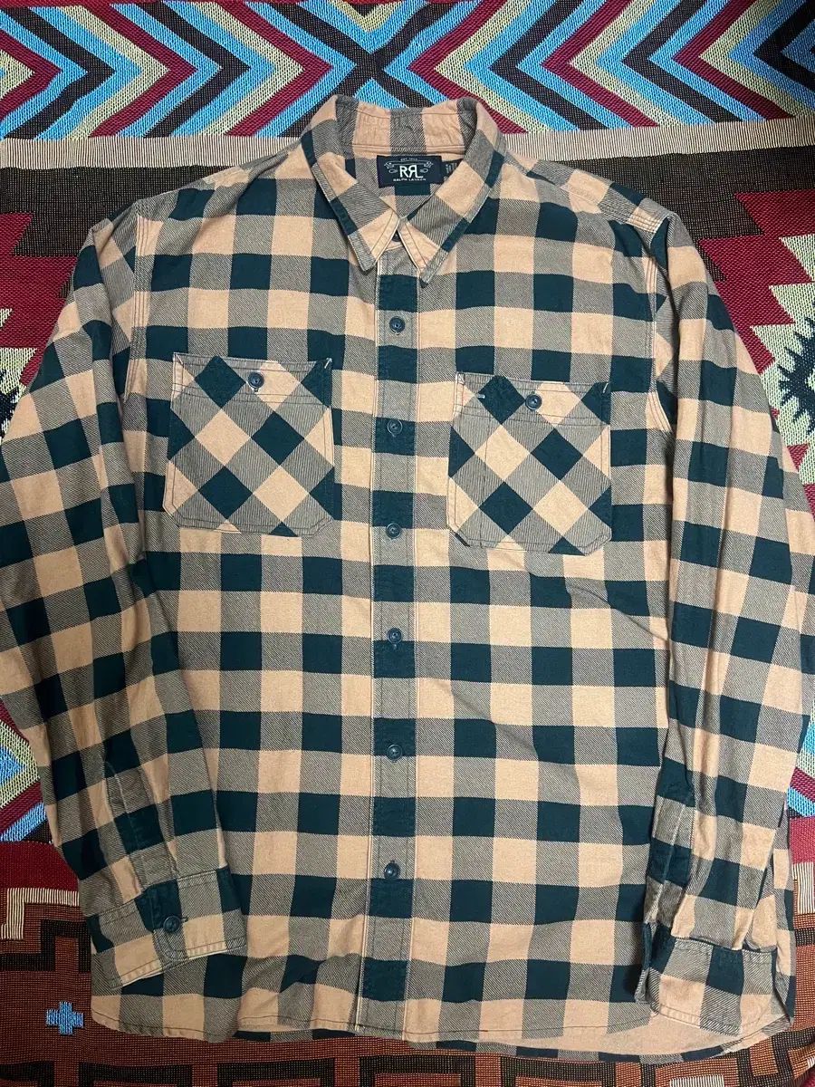 RRL(ダブルアールエル) バッファロー チェック ワークシャツ XL - メルカリ