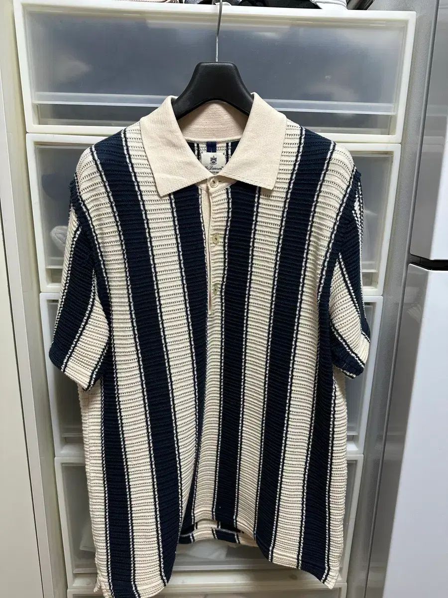 Mcローレン 맥로렌 ストライプ カラーTシャツ