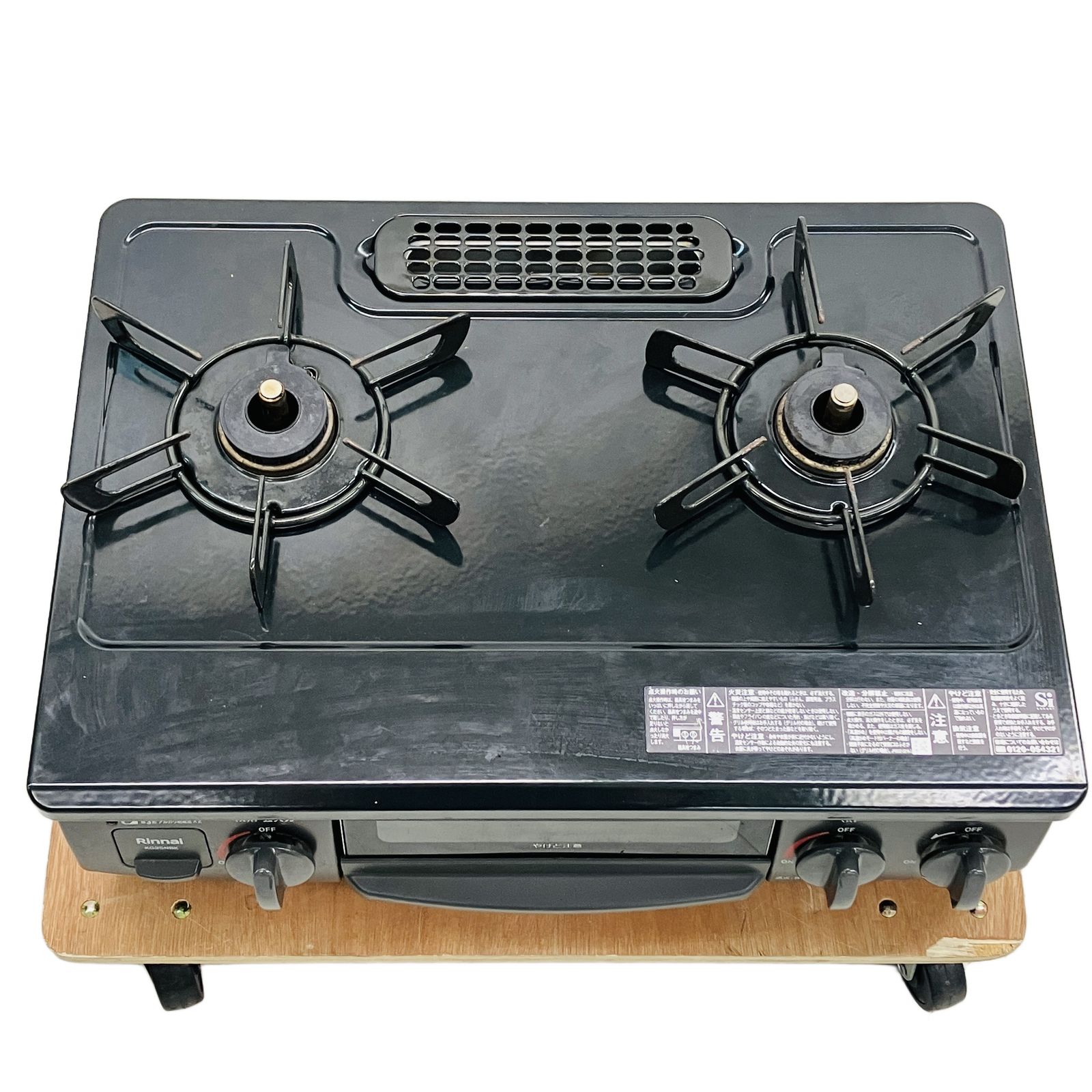 2025年 未使用 リンナイ ガスコンロ 左強火 KG35NBKL 都市ガス 2025年