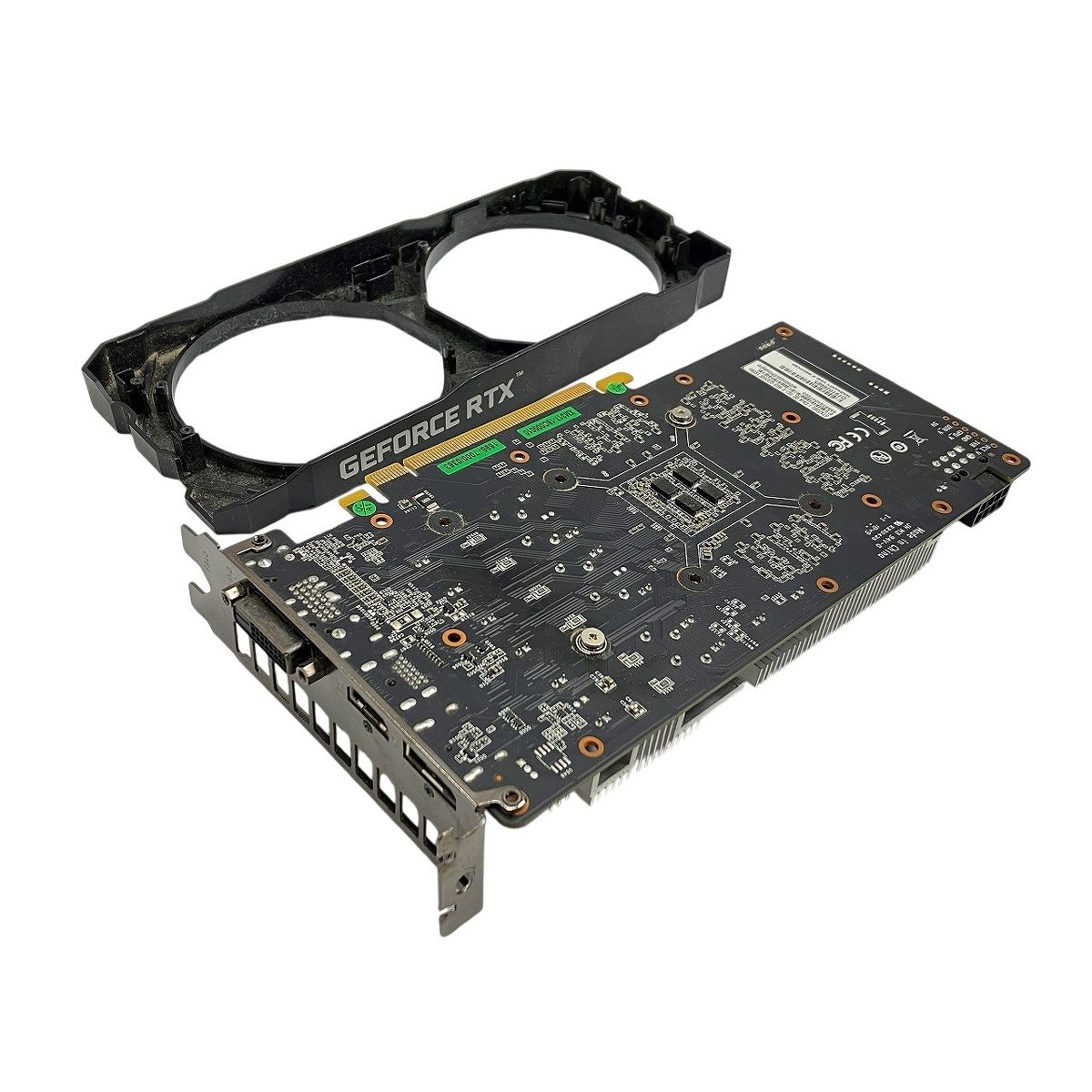 PCパーツ RTX2060 GEFORCE RTX 2060 1click OC PCI-E 6GB GDDR6 192Bit グラボ ファン