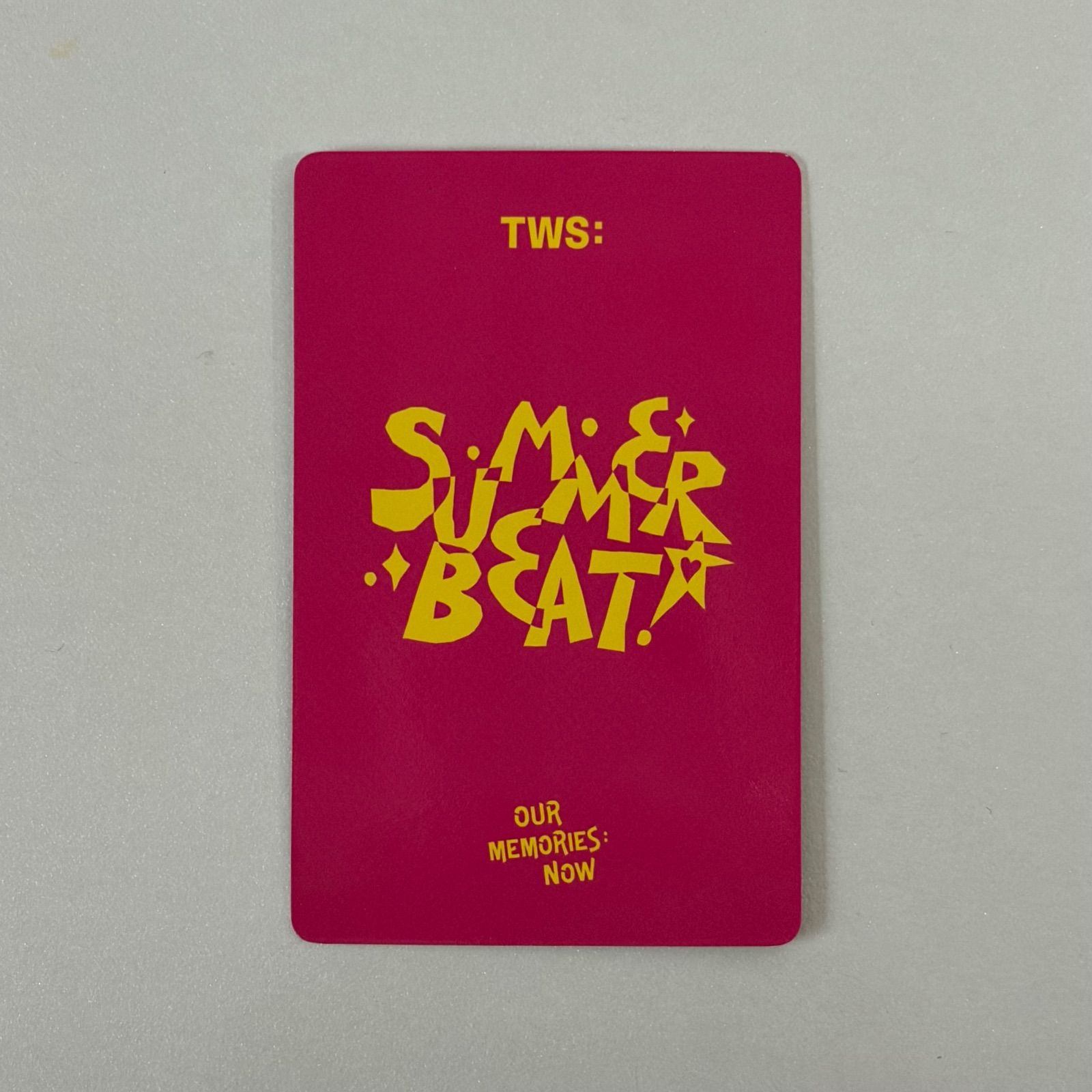 TWS yzy 中華ヨントン 2.0 Summerbeat トレカ ヨンジェ - メルカリ