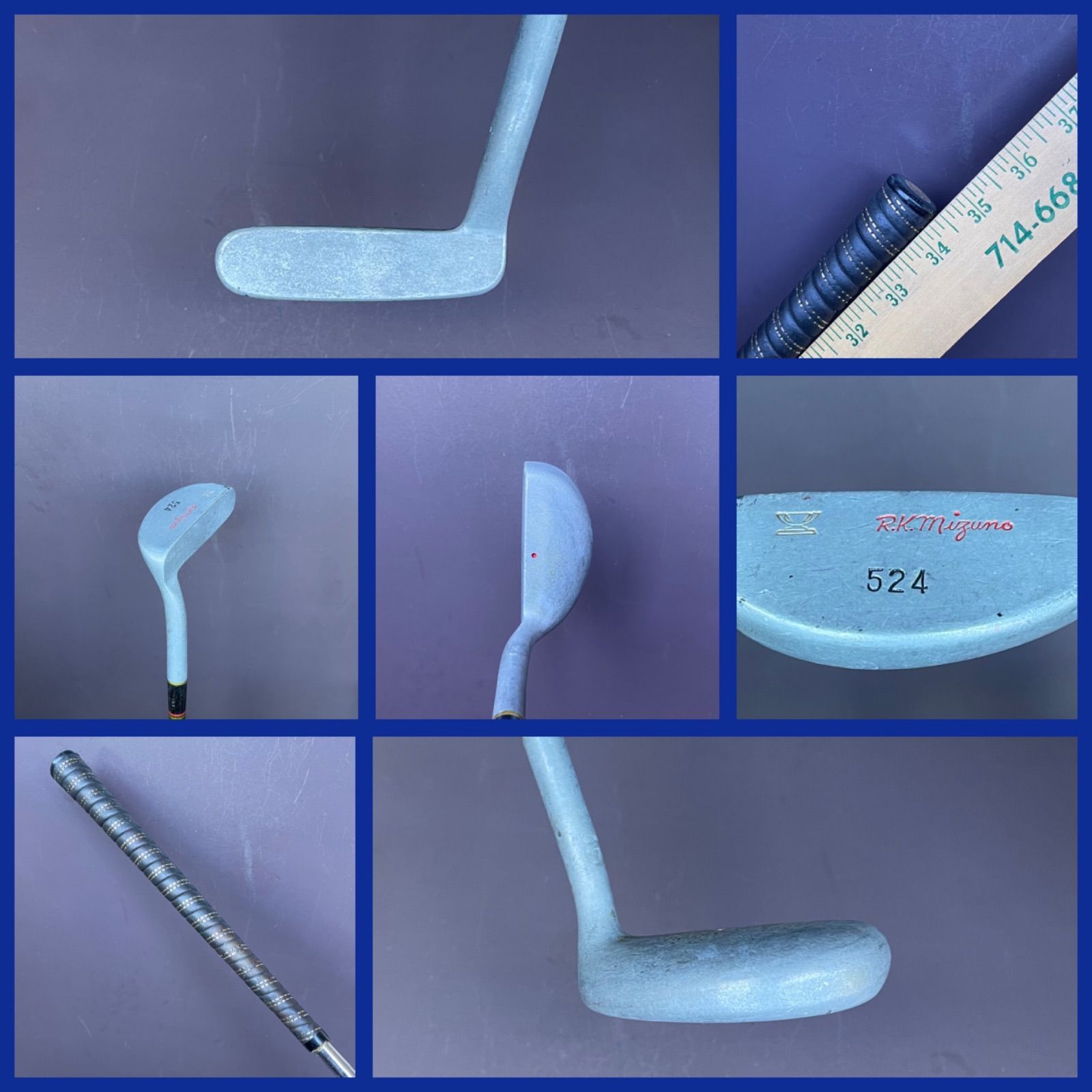 ☆送料込み☆57-2212-015パター☆ミズノ☆golden cup 524☆34.5インチ