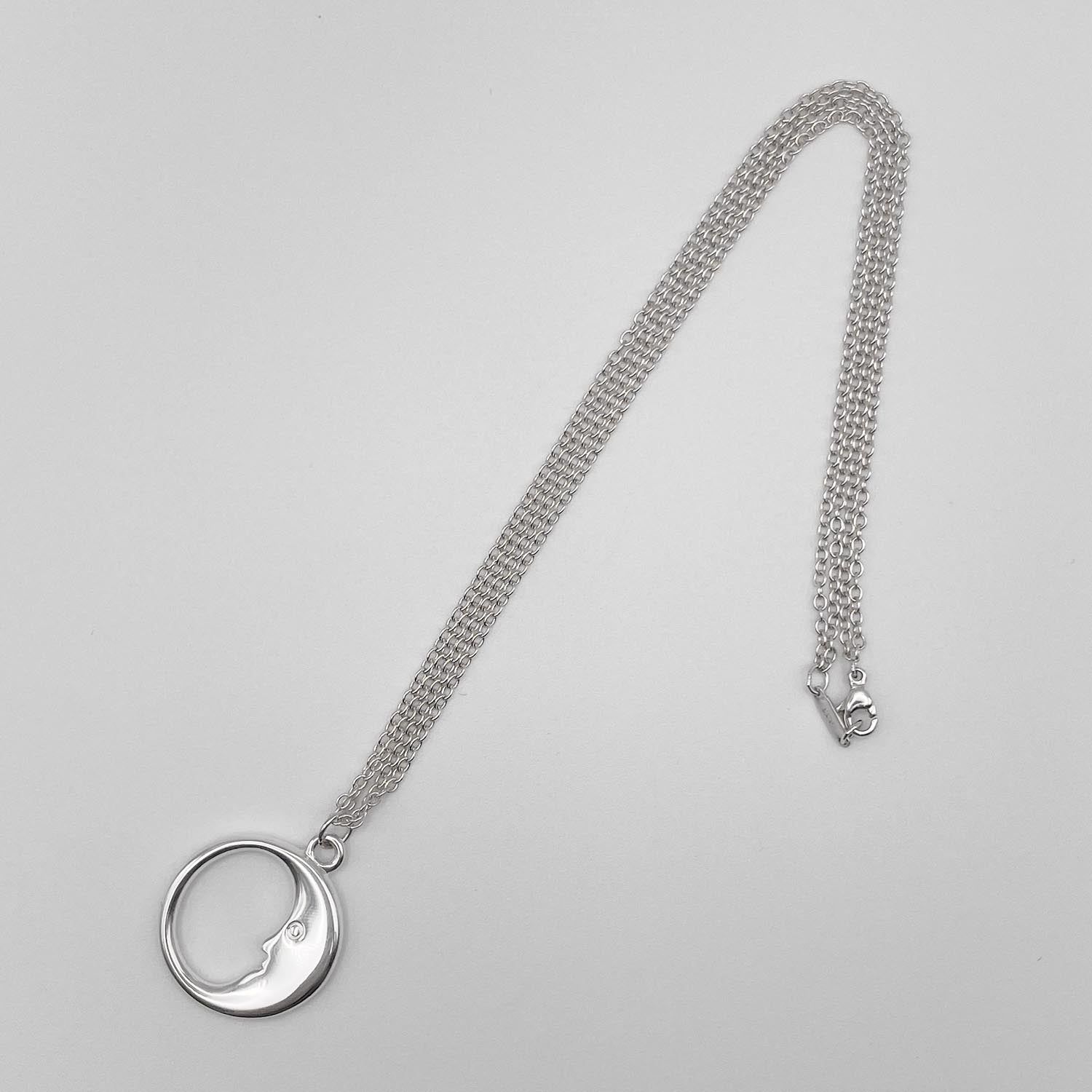 Tiffany&Co. ティファニー ネックレス マンインザムーン ペンダント 月