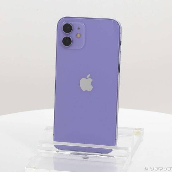 中古品〕 iPhone12 128GB パープル MJNJ3J／A SIMフリー【269