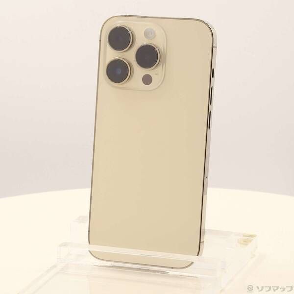 中古品〕 iPhone14 Pro 128GB ゴールド MQ073J／A SIMフリー【276