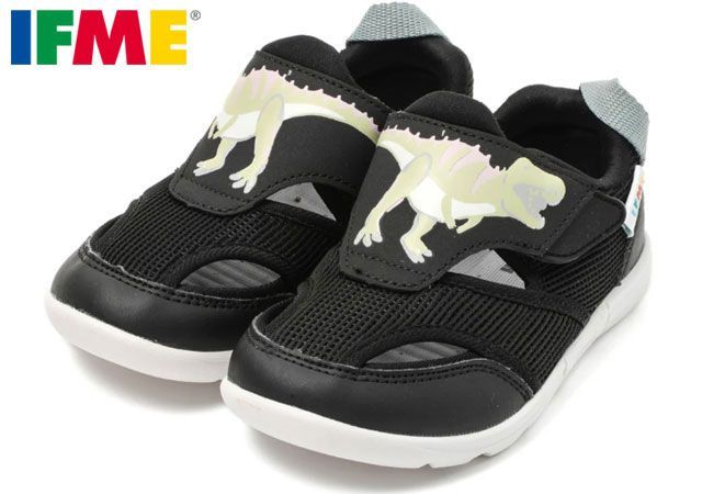 新品，安い イフミー 20-5355 IFME PARK patto キッズサンダル アクアシューズ ウォーターシューズ キッズスニーカー 面ファスナー 恐竜 洗えるインソール 洗える中敷き 水陸両用 水遊び 川遊び 海水浴 子供 サンダル