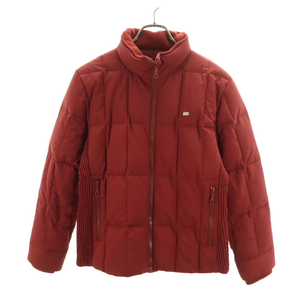 LACOSTE ラコステ ダウンジャケット 40 レッド系 レディース 古着 