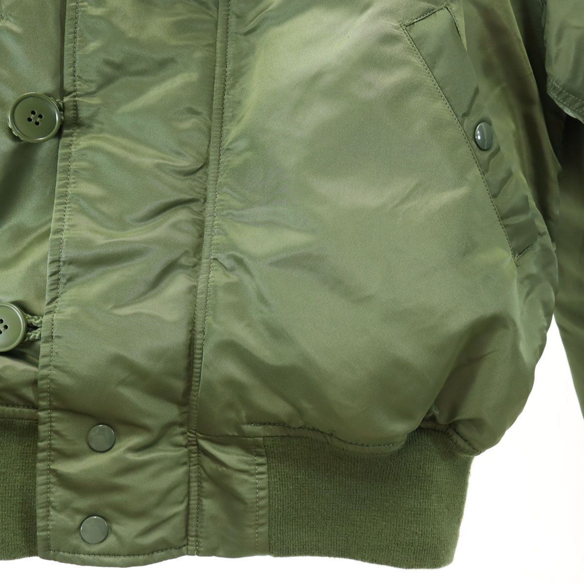 ALPHA アルファ N-2B フライトジャケット XS オリーブ系 中綿 メンズ