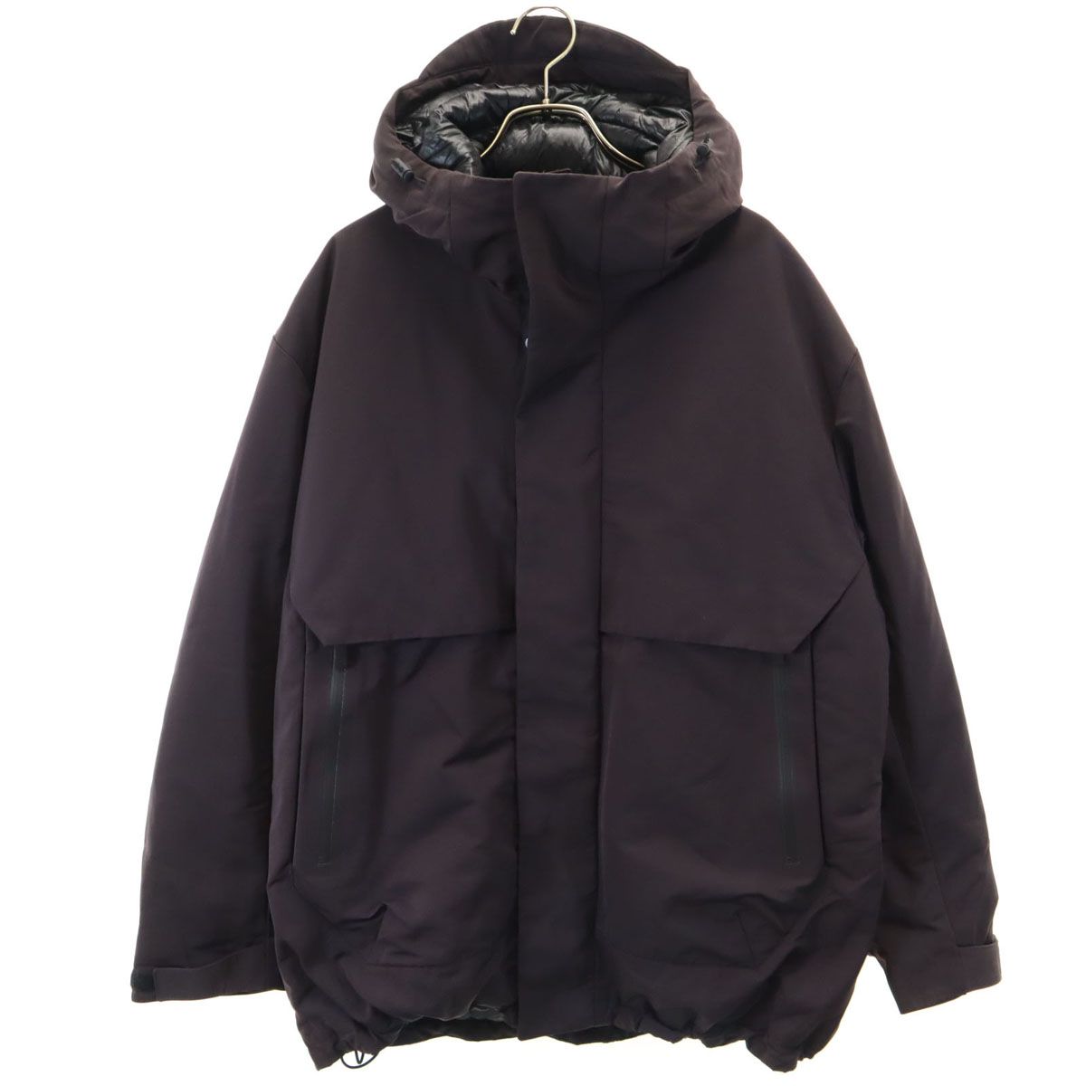 UNIQLO +J ユニクロ プラスジェイ ハイブリッド ダウンジャケット M ブラウン系 ジルサンダー メンズ 古着