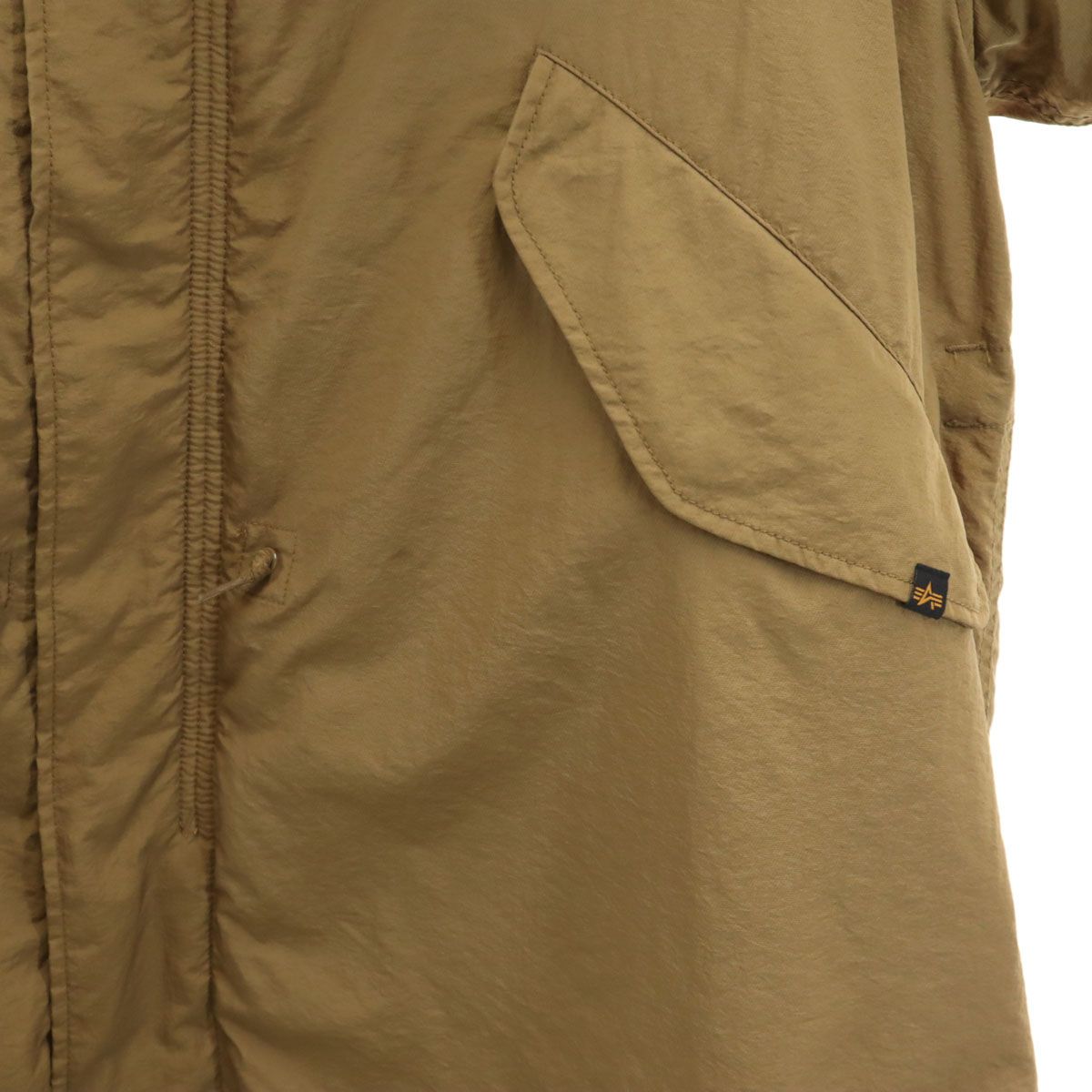 カーキベージュ ma-1 ベージュ 古着 ALPHA INDUSTRIES INC アルファ