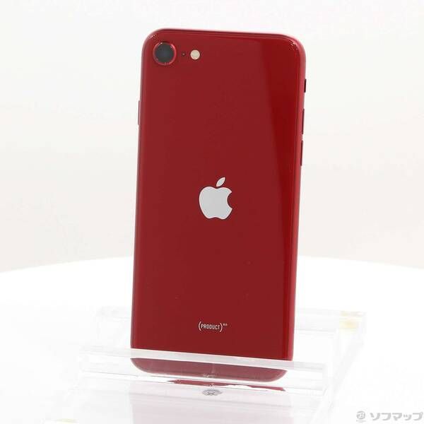 〔中古品〕 iPhone SE 第3世代 64GB プロダクトレッド MMYE3J／A SIMフリー【269】