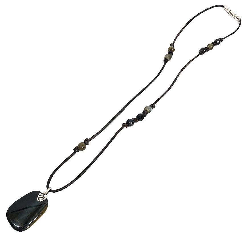 BOTTEGA VENETA ボッテガヴェネタ ストーン ネックレス AG925×天然石