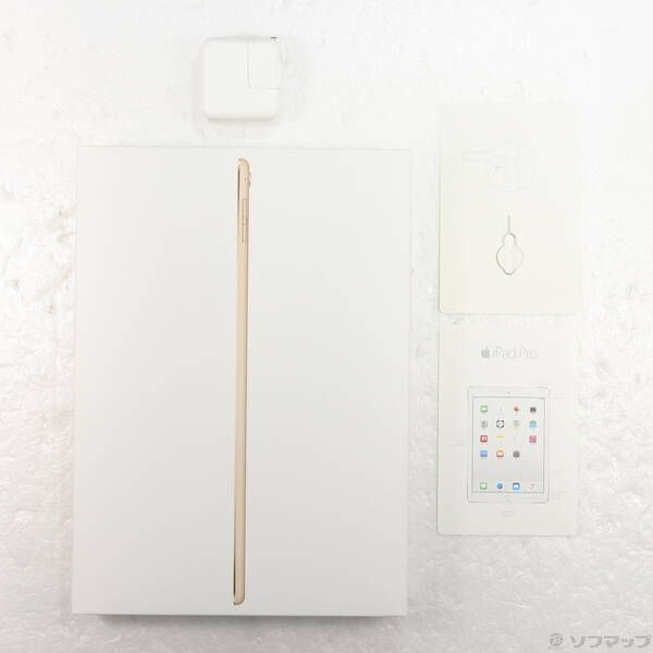 中古品〕 iPad Pro 9.7インチ 32GB ゴールド MLPY2J／A SIMフリー【377