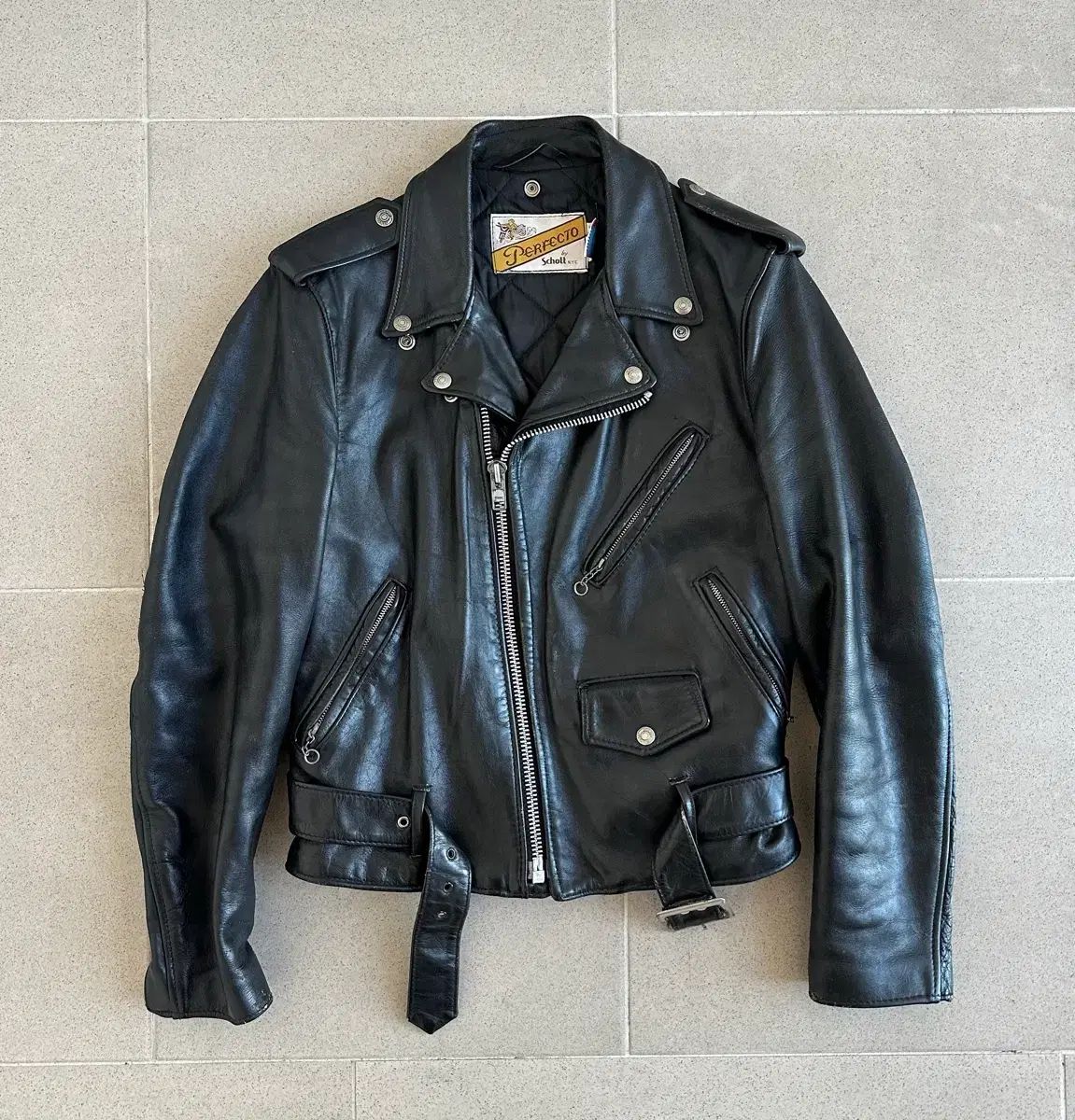 ヴィンテージ ショット パーフェクト ライダース ジャケット