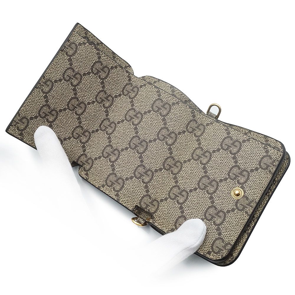 【未使用級美品】グッチ バレンシアガ コラボ 三つ折り財布 GGスプリーム GUCCI（グッチ） GUCCI BALENCIAGA バレンシアガ コラボ 三つ折り財布