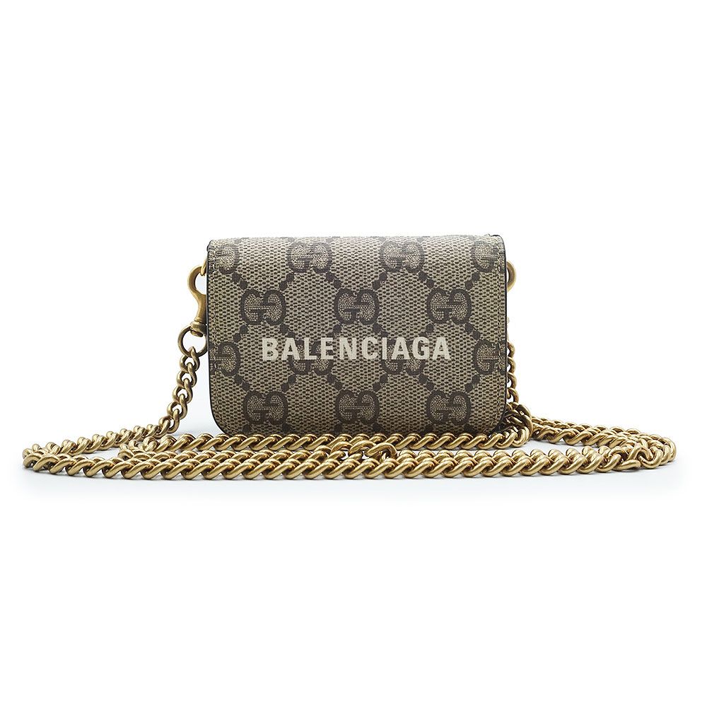 【ほぼ未使用】 グッチ × バレンシアガ ザ ハッカー プロジェクト ウォレット グッチ バレンシアガ BALENCIAGA コラボ ザ ハッカー プロジェクト