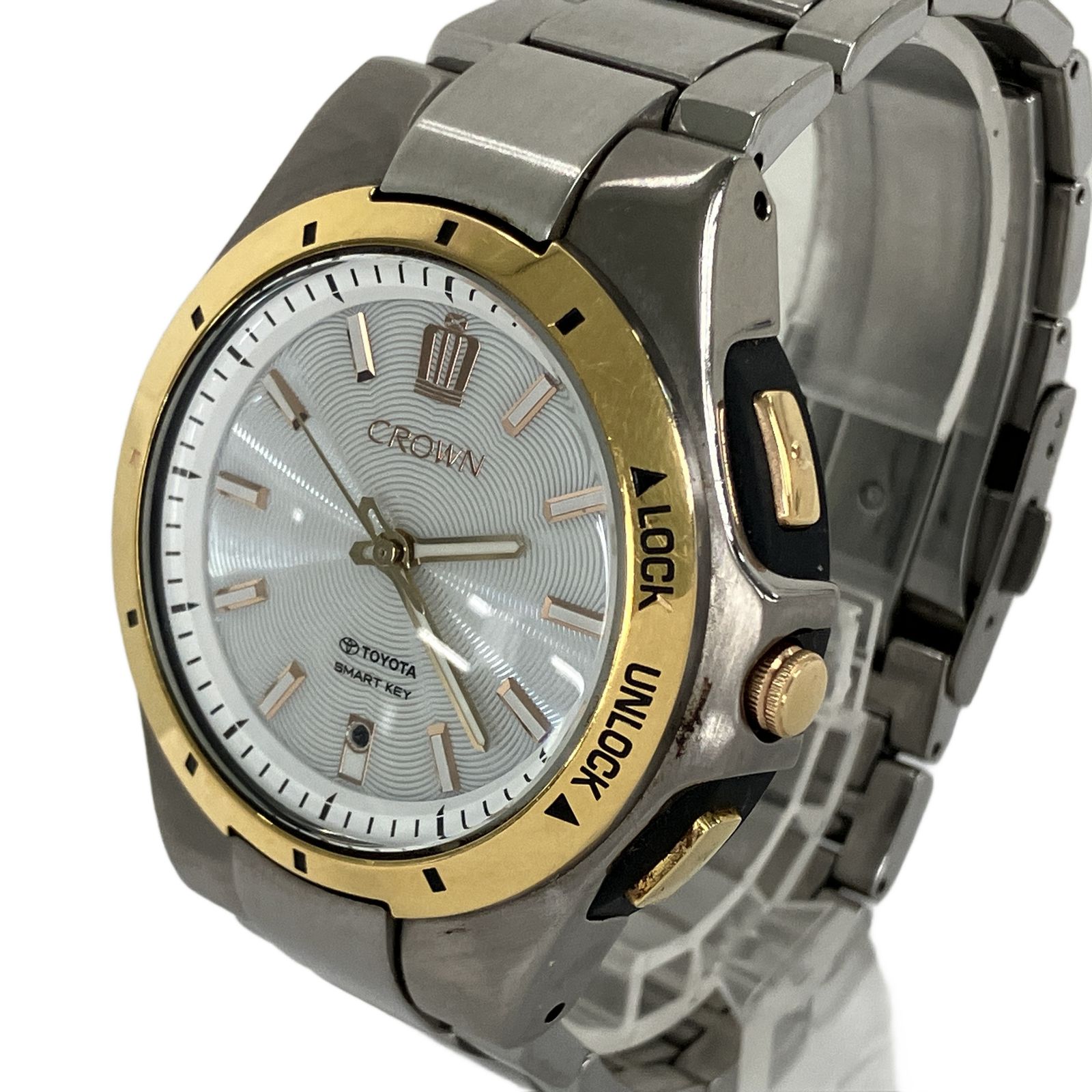 トヨタ W832-T016081Y 腕時計 スマートキー ホワイト文字盤 CITIZEN