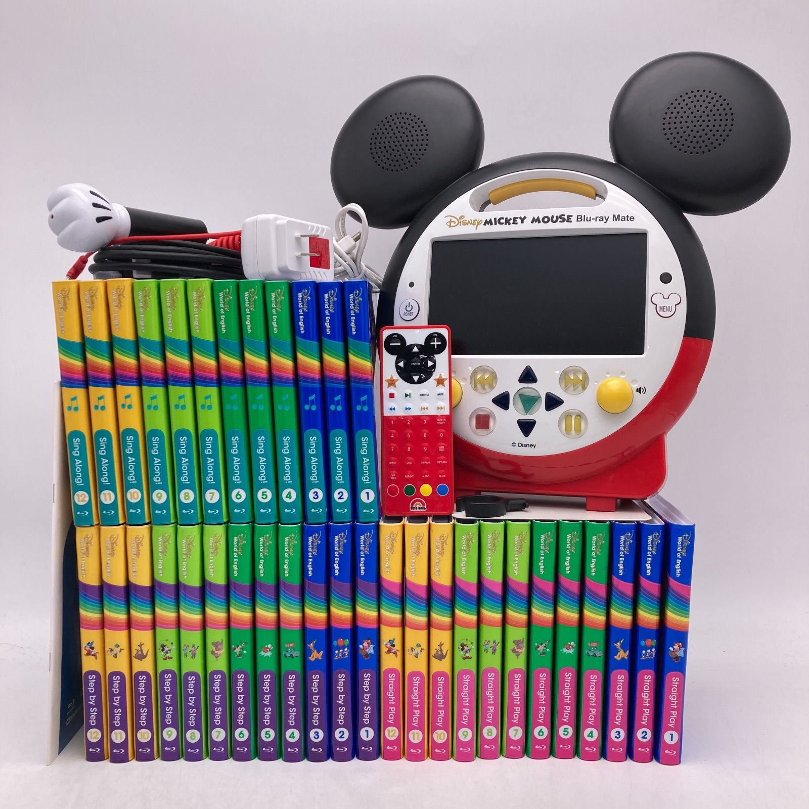 ステップバイステップのブルーレイとシングアロングブルーレイ ストレートプレイ ミッキーメイト 1203281