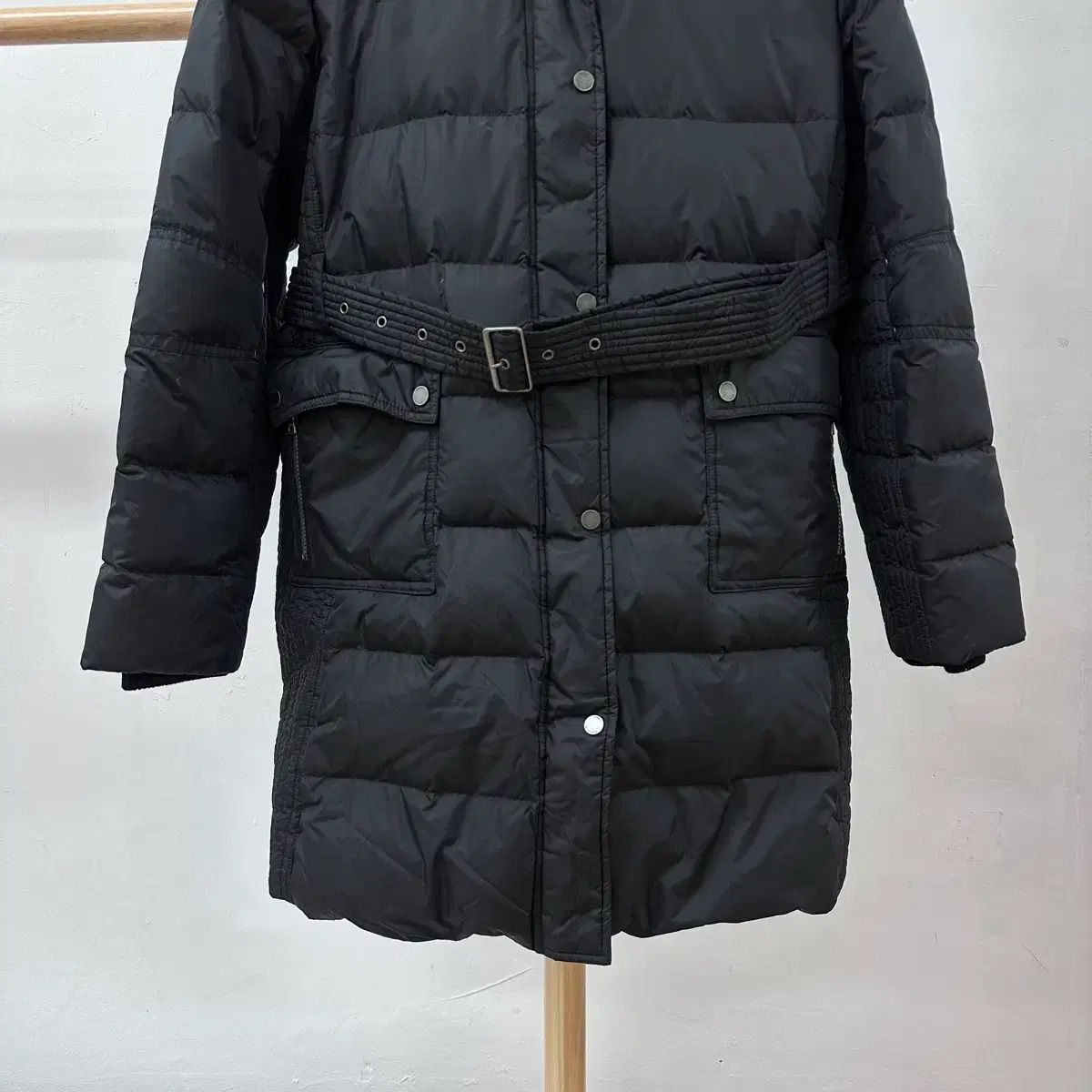 TOMMY タミヒルフィガー レディース ベルト付き ロング ダウン XL