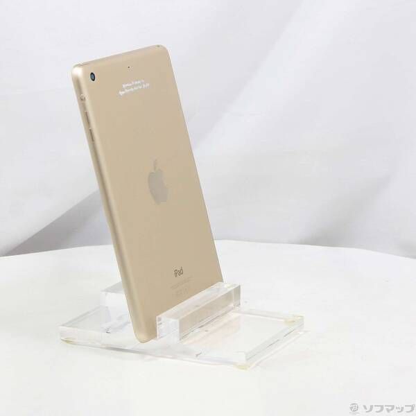 品〕 iPad mini 3 64GB ゴールド MGY92J／A Wi-Fi【377】 【公式通販】