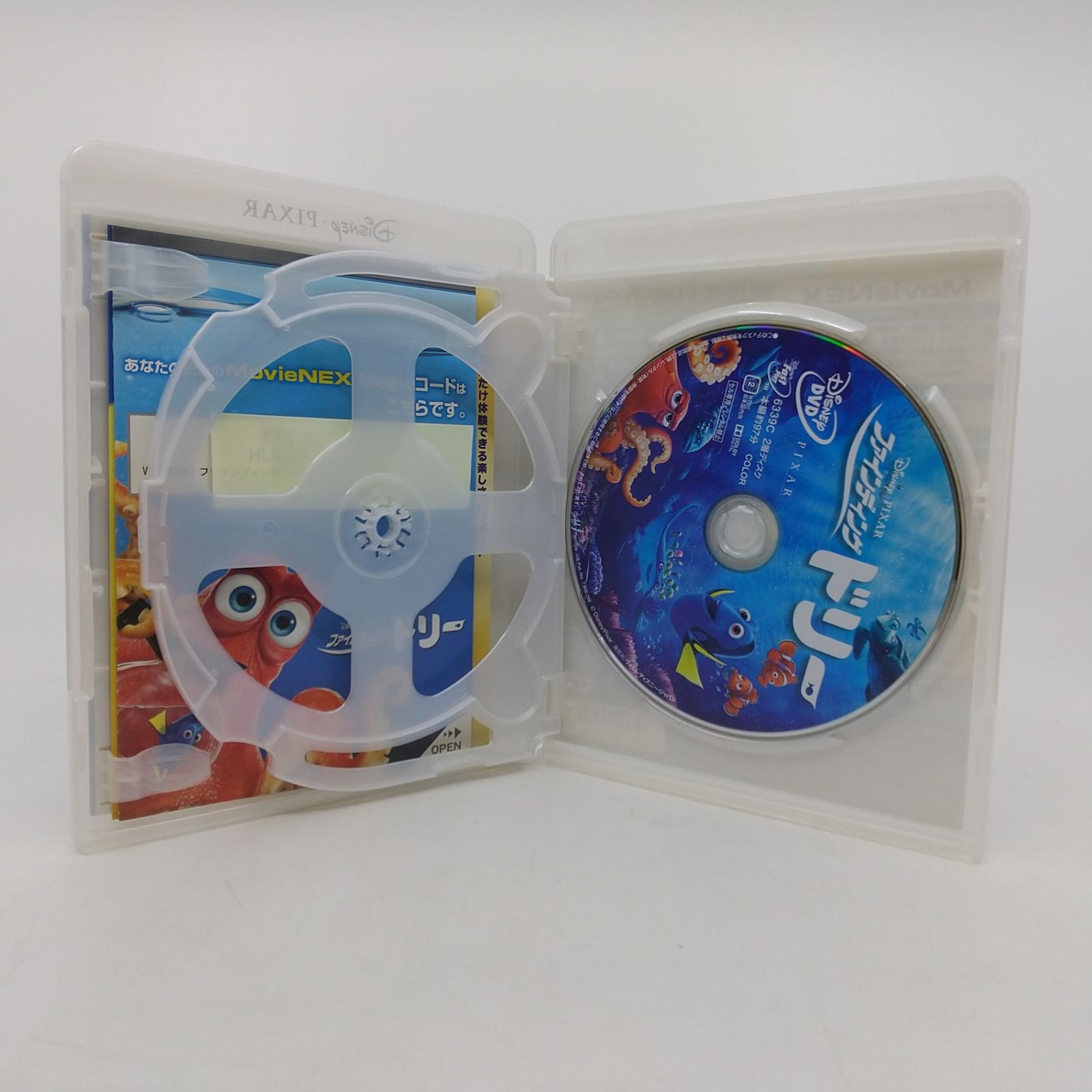 ファインディング　ドリー　DVDディズニー　ピクサー ファインディングドリー MovieNEX DVD＋ケース(Blu-ray欠品) '16年製作