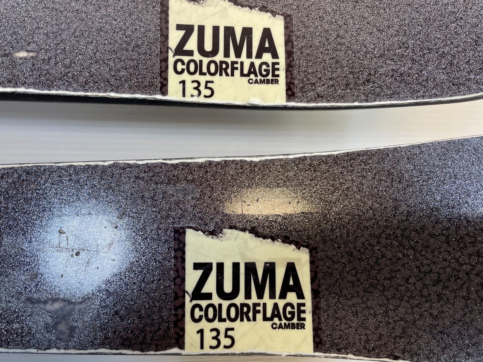 ◇ スキー ZUMA COLORFLAGE CAMBER 135 cm ミッドスキー ツインチップ