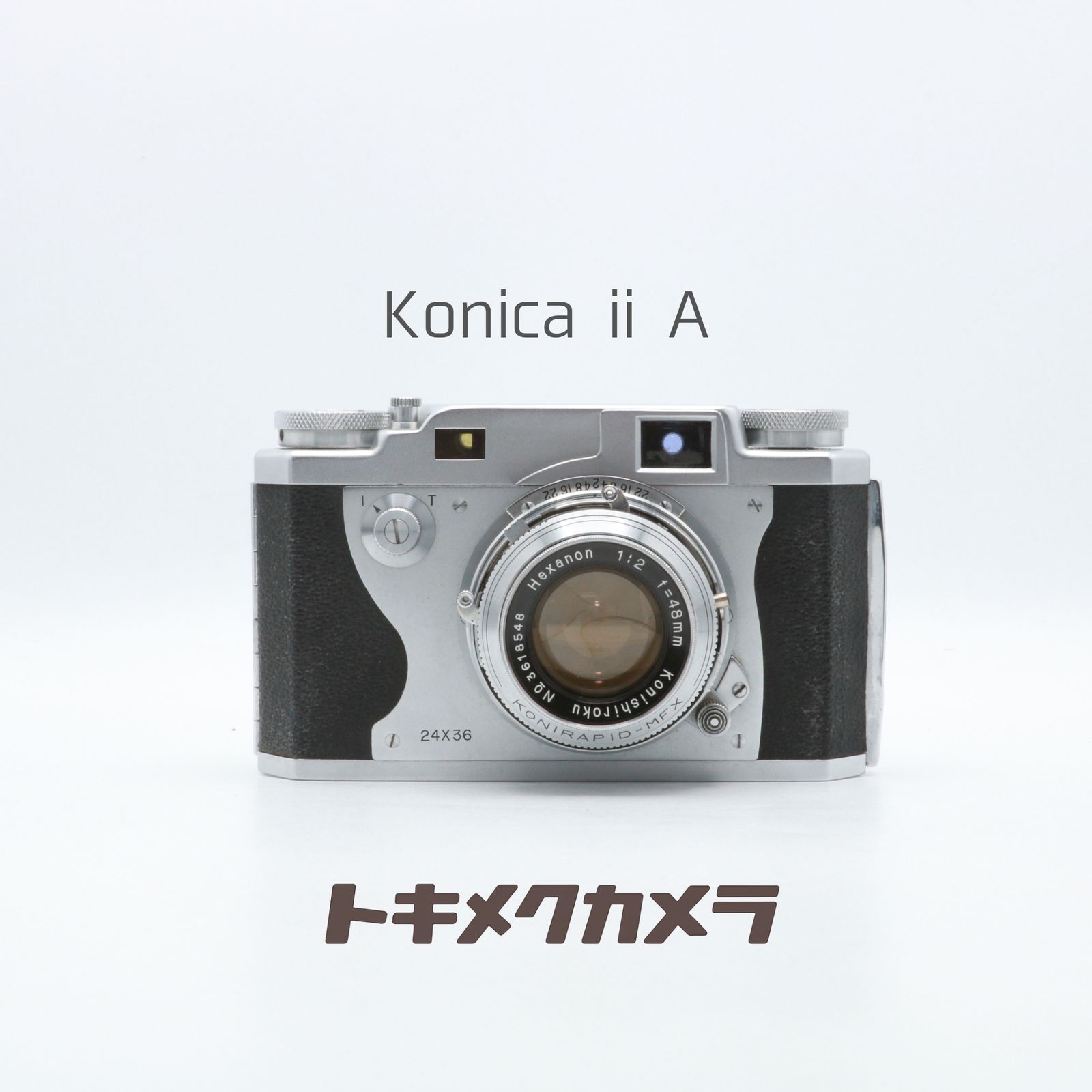 完動品】Konica ii A レンジファインダー フィルムカメラ 動作確認済み
