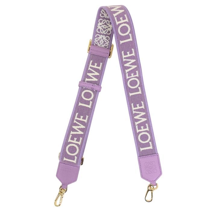 ロエベ LOEWE アナグラム ストラップ ジャカード /カーフレザー