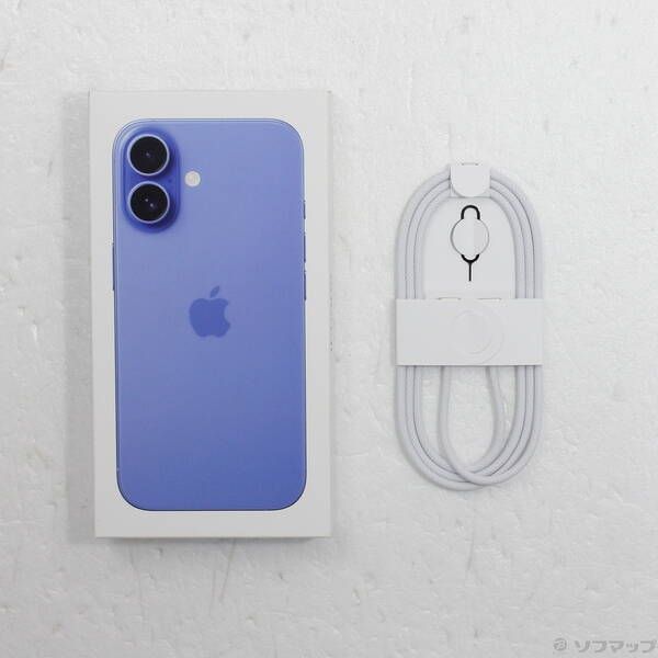 中古品〕 iPhone16 256GB ウルトラマリン MYE03J／A SIMフリー【377