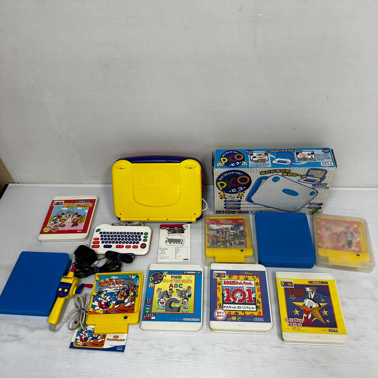 △キッズコンピューターピコ PICO 本体 ソフト まとめ ジャンク品