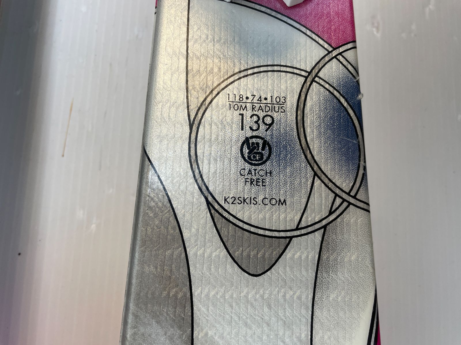 ◇メンテ済◇ スキー K2 Super Sweet 139 cm CATCH FREE ROCKER