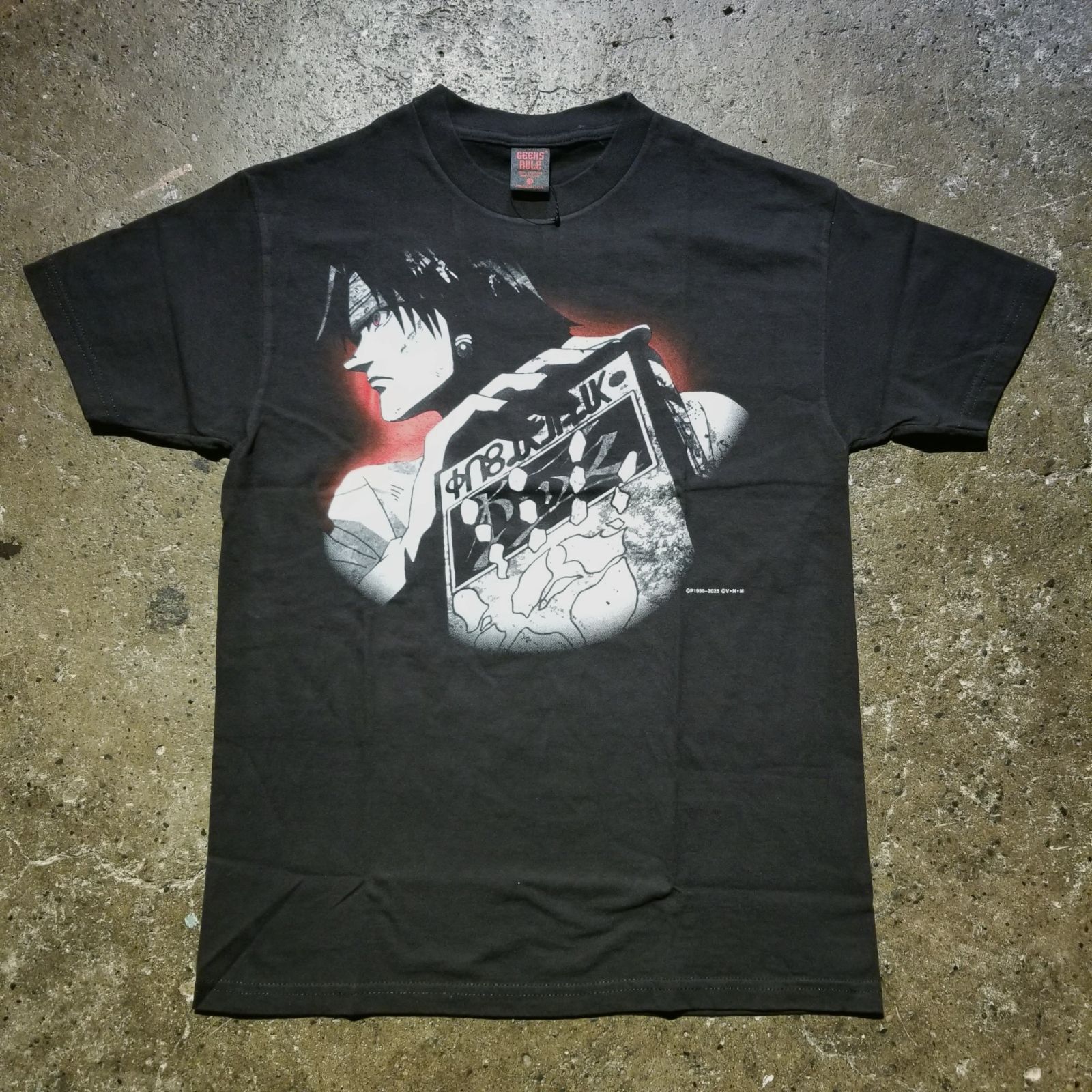 HUNTER×HUNTER × GEEKS RULE SILKSCREEN PRINTING T SHIRT “クロロ” M