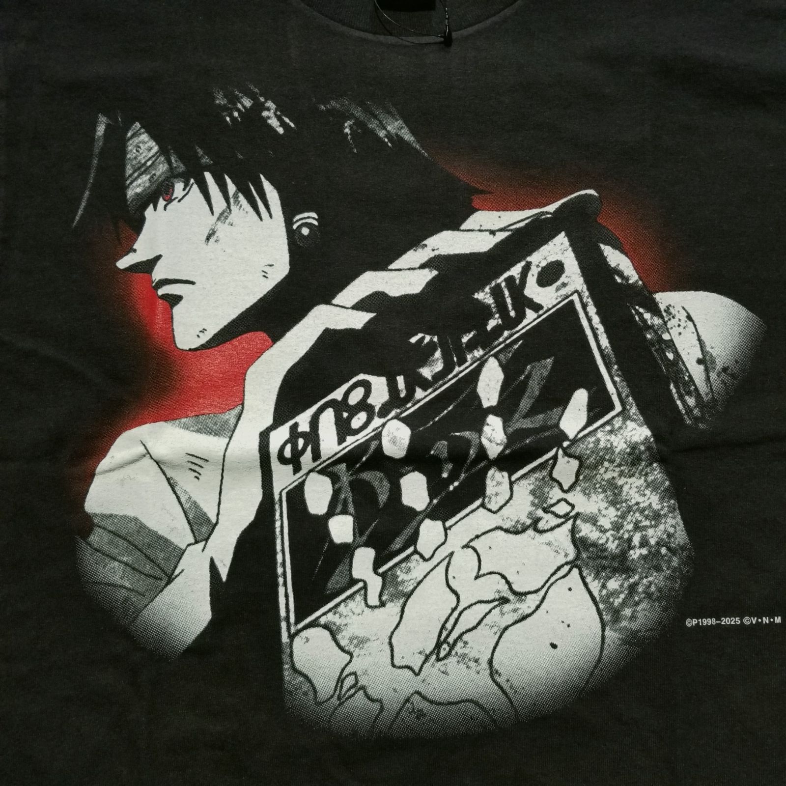 geeks rule ハンターハンターコラボ　クロロTシャツ HUNTER×HUNTER × GEEKS RULE SILKSCREEN PRINTING T SHIRT “クロロ” M