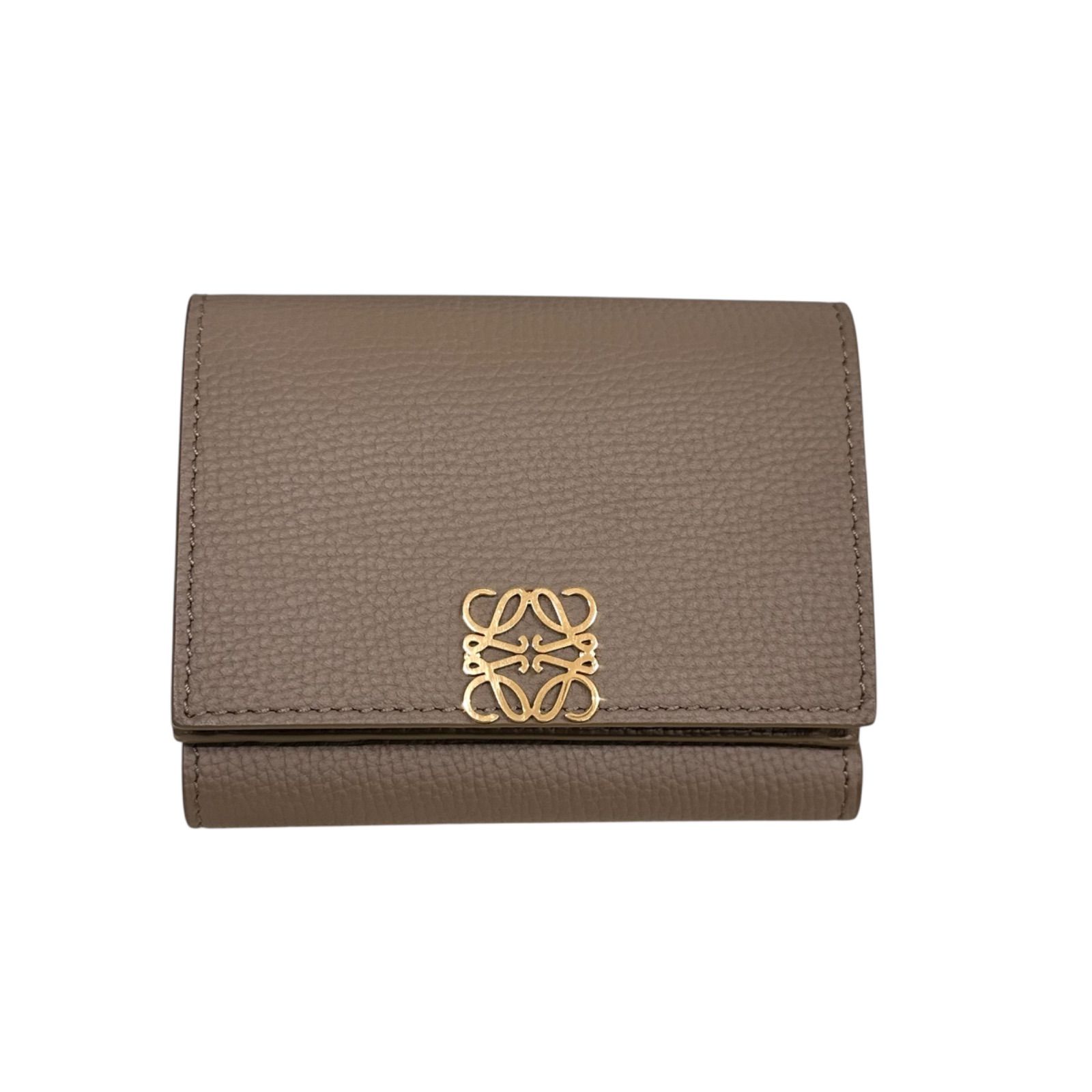 ✨美品✨LOEWE ロエベ トライフォールドウォレット コンパクト 三 