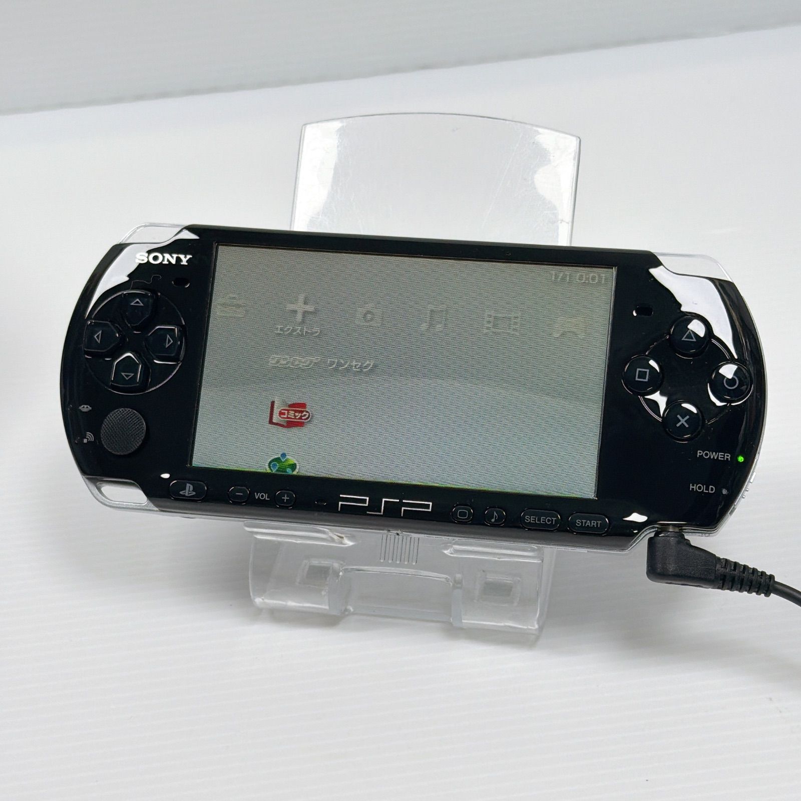 極美品 PSP 3000 ピアノブラック 遊べるセット 動作確認済み FW6.60