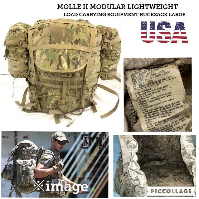 米軍放出品 MOLLE2 ラックサック ミディアム フィールドパック マルチカム MILITARY（ミリタリー） 米軍 MOLLE II MEDIUM RACKSACK マルチカム