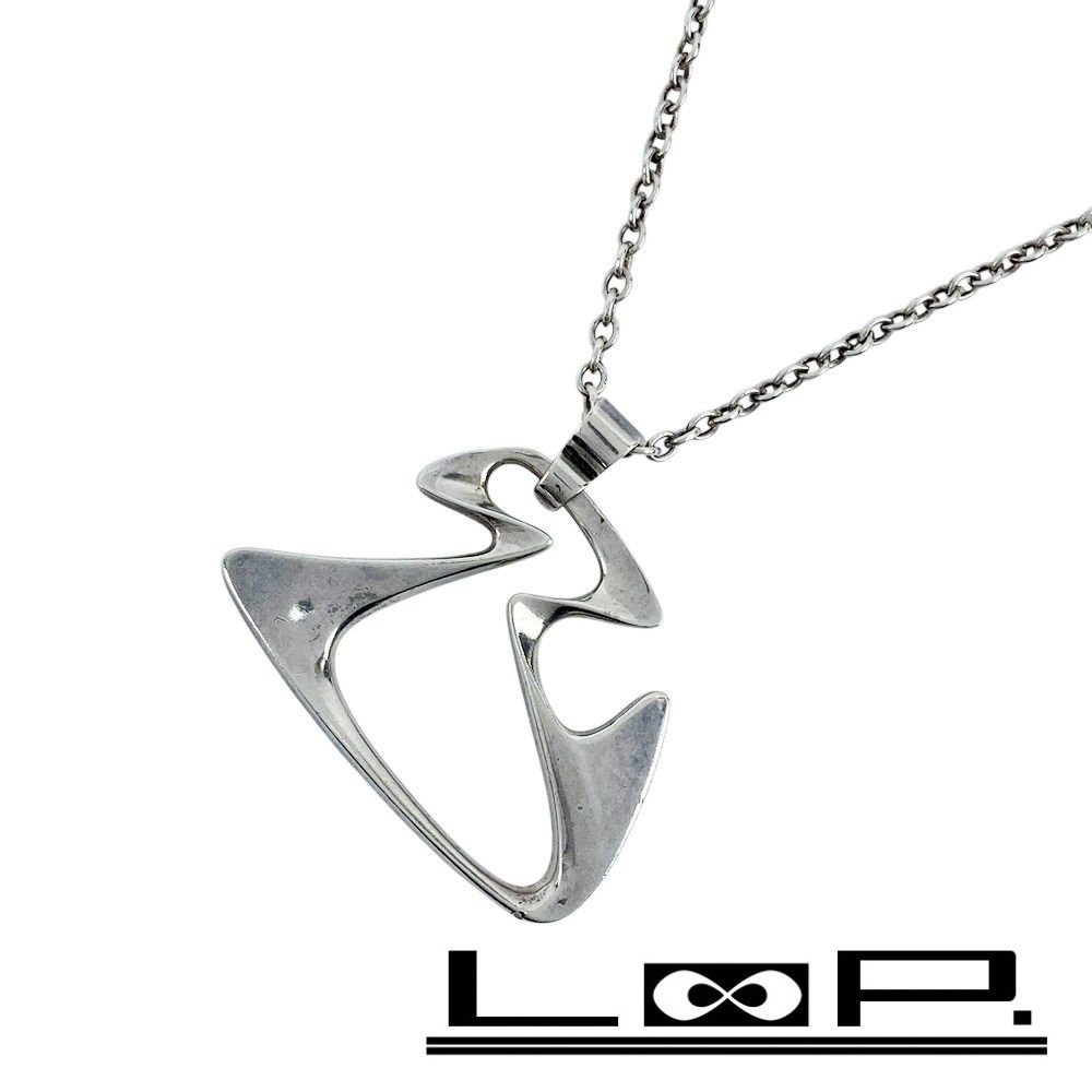 ジョージジェンセン □美品□ロング□ ヘニングコッペン ネックレス