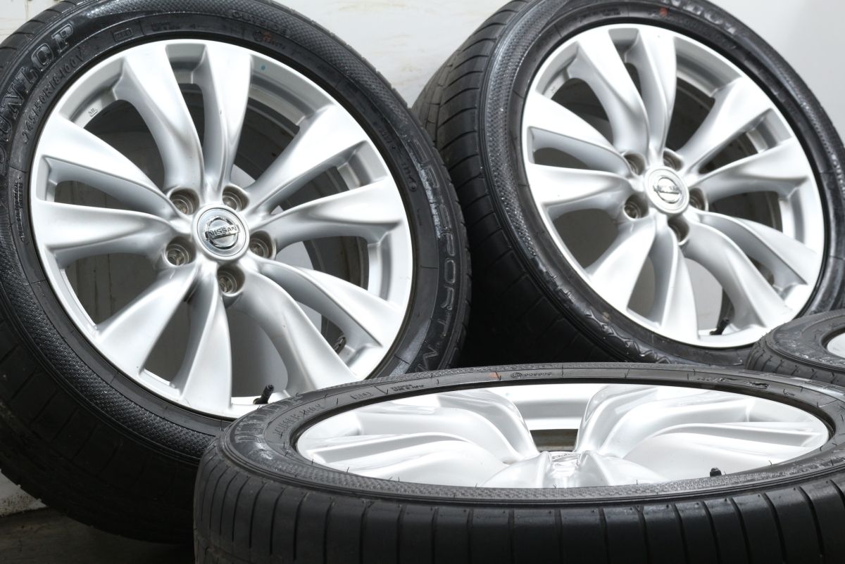 ホイールのみ可能】ニッサン Y51 フーガ 純正 18in 8J +43 PCD114.3