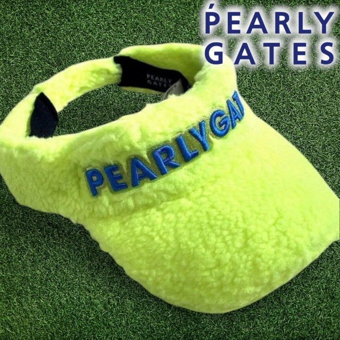 PEARLY GATES パーリーゲイツ ゴルフ カラフルロゴ刺繍 ボアフリース